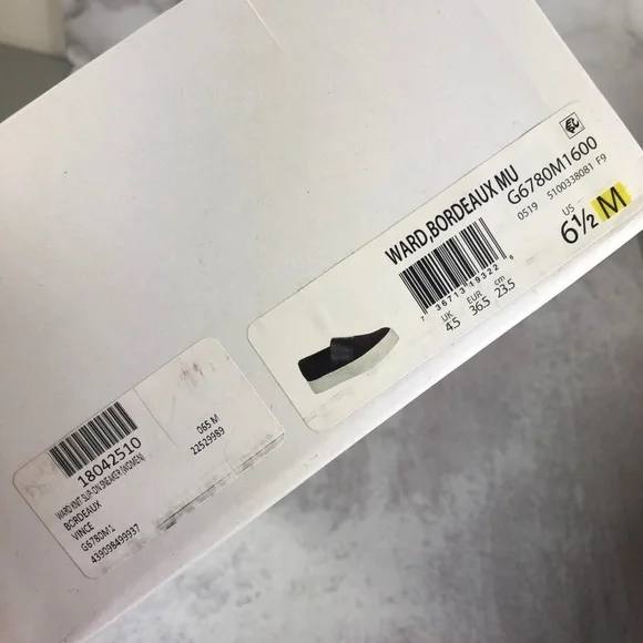 New Vince platform leather knit sneaker 6.5 - Picture 5 of 5